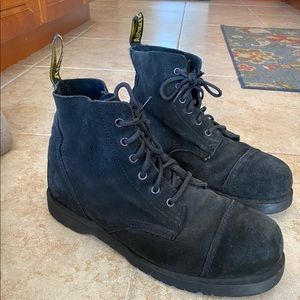 Dr. Martens suede lace up boots, men’s 12